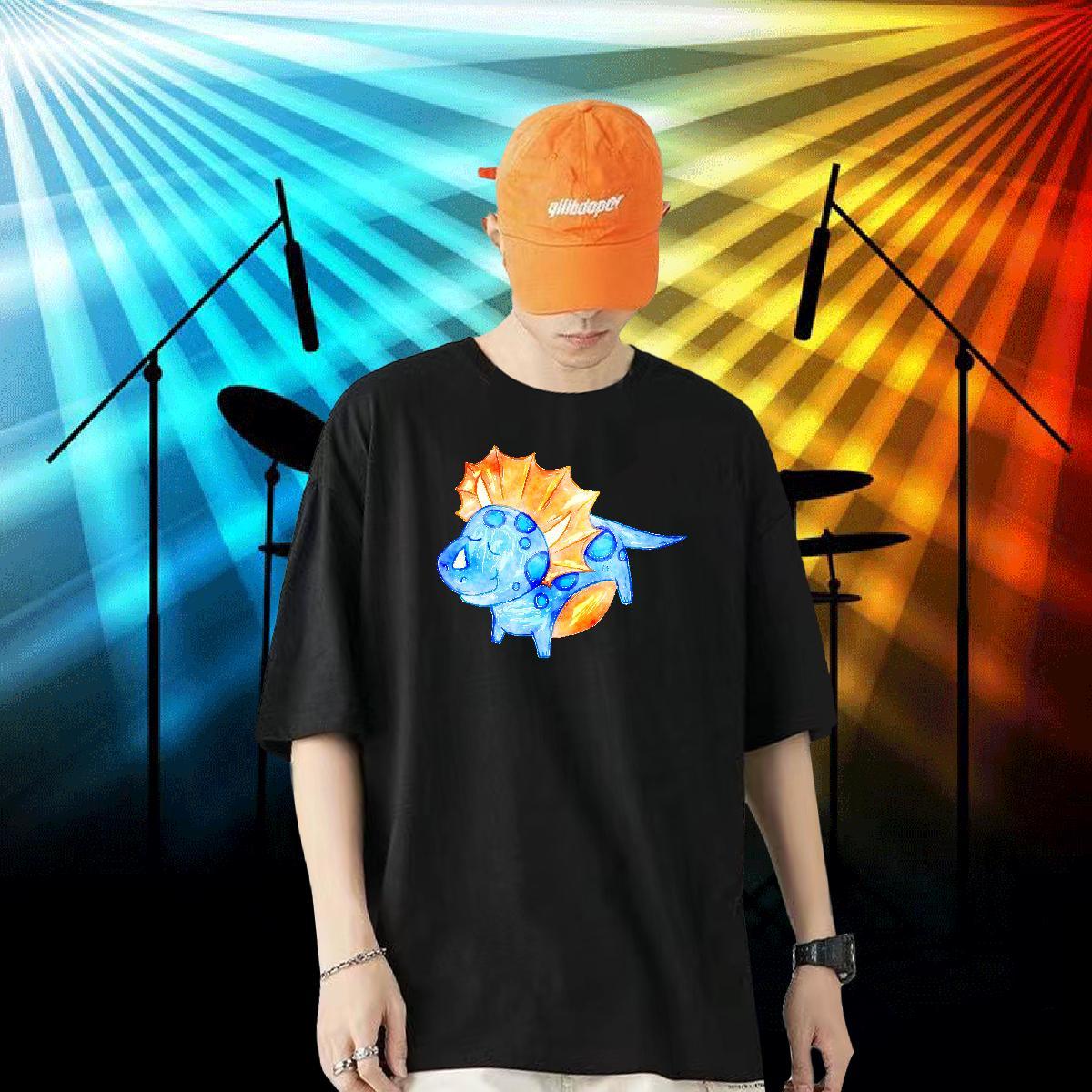 Fashion Designer Mens T Shirts 100% Cotton 230g dog Beach Clothes Crew Neck Comfortable Mens Tshirts White Plus Size