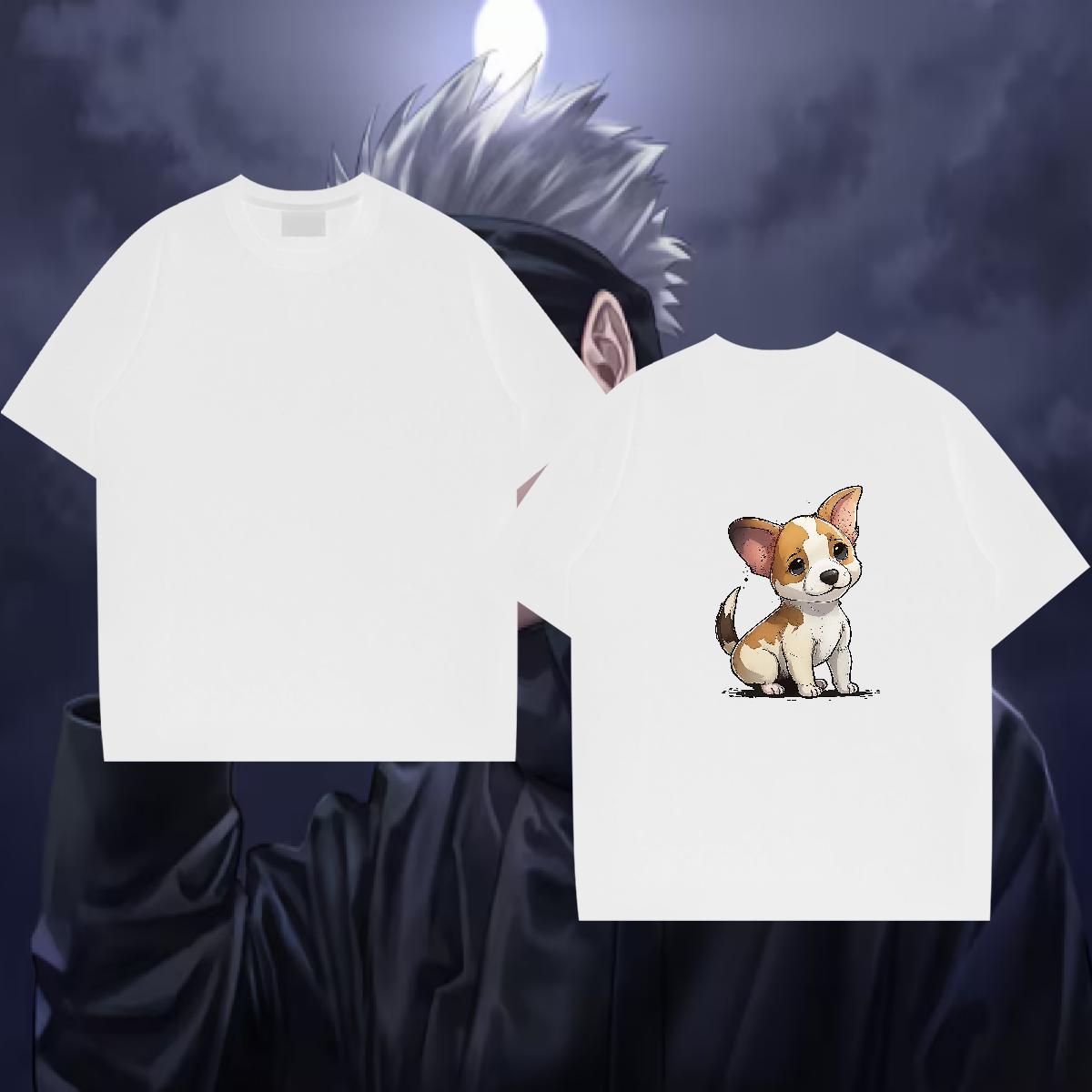 Wholesale Man T Shirts 230g Cotton Anime Printing Street Clothings Pure Cotton High Quality Men Clothes T-Shirt Custom Printed