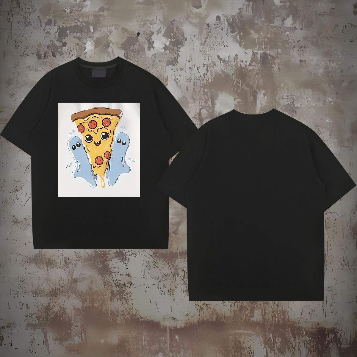 DIY T Shirts Men 230g 100% Cotton halloween Home Outdoor Tops Tees Round Neck Short Sleeve Wholesale Men Tops Tees Plus Size Custom