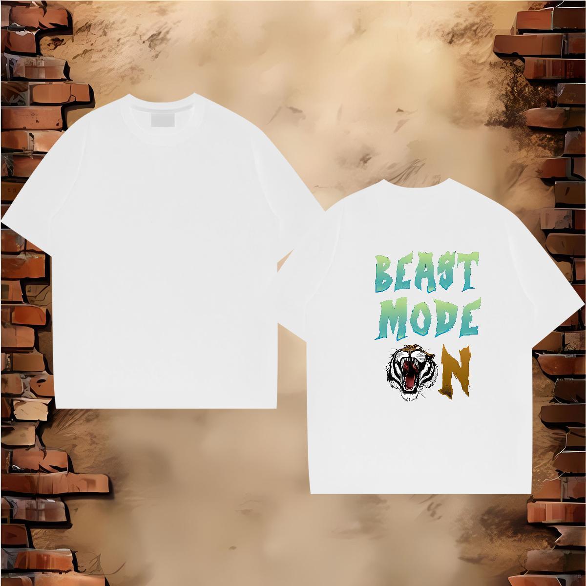 Casual New Mens T Shirts 230g 100% Cotton Casual Daily Wear Polos Breathable Soft Designer Men Clothes T-Shirt DIY Printed