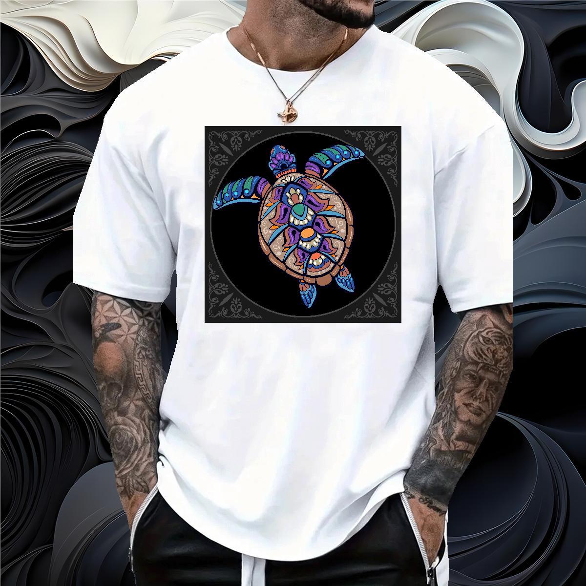 Casual New Man T Shirts 230g Cotton tortoise Street Wear Polos Pure Cotton Wholesale Men Tshirts Plus Size Custom