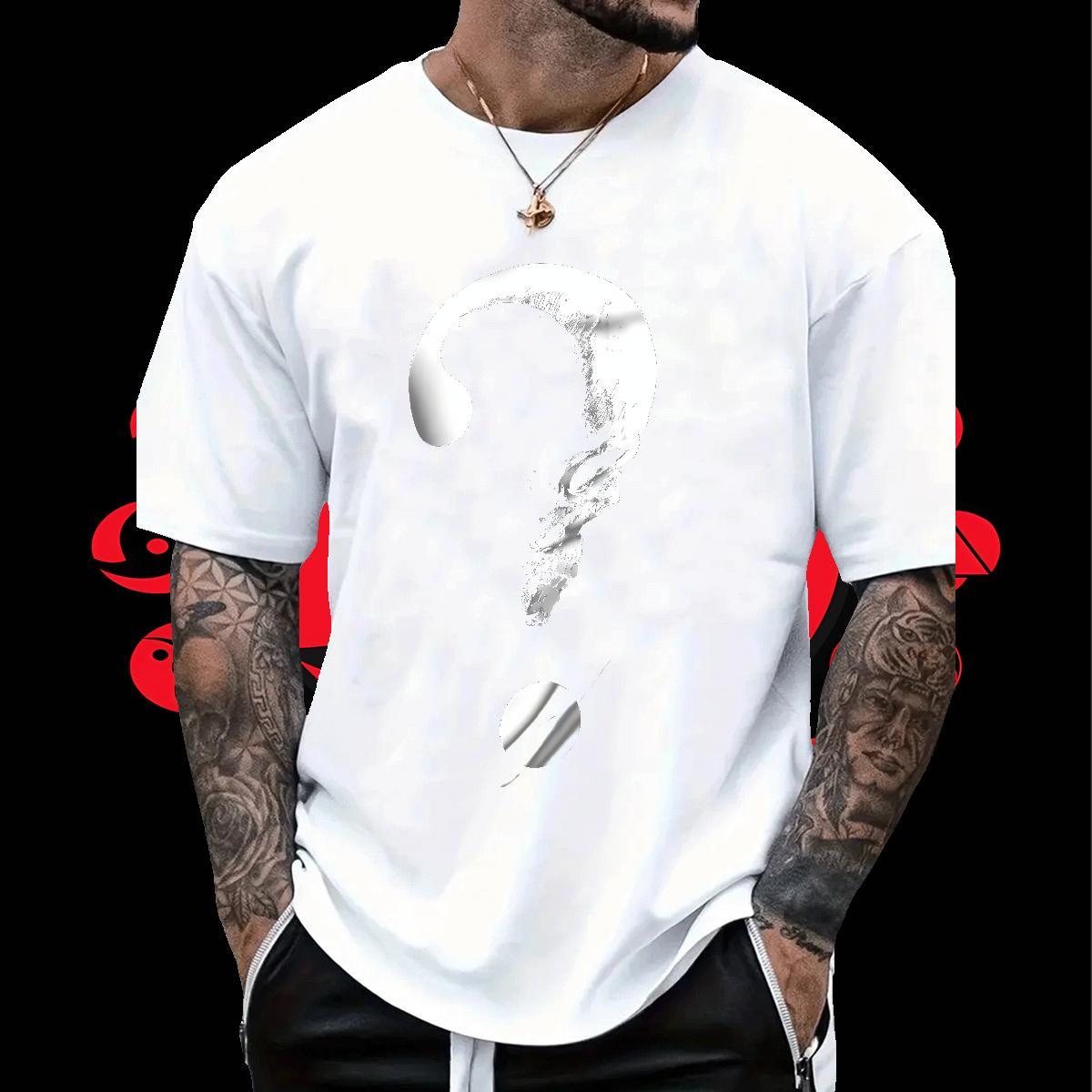 Loose Tshirts 100% Cotton 230g Daily Wear letter Oversized 3XL 4XL Breathable Crew Neck Factory Direct T-Shirts Polos