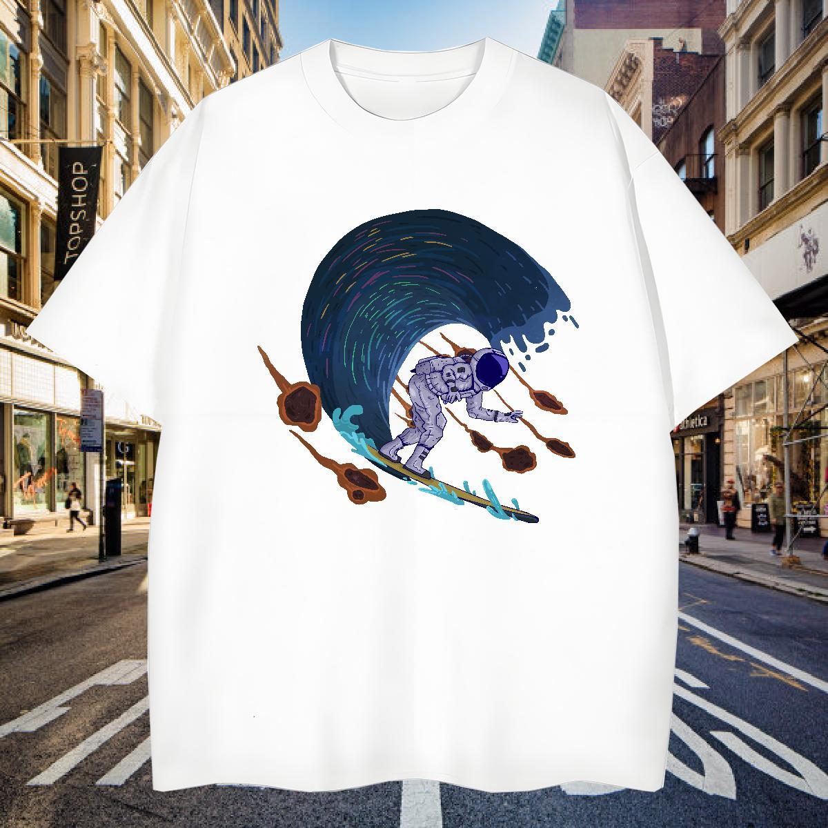 Mens T Shirts 230g Cotton animal Home Outdoor Crew Neck Custom Print Oversized Mens Tshirts DIY Comfortable Tops Shirt