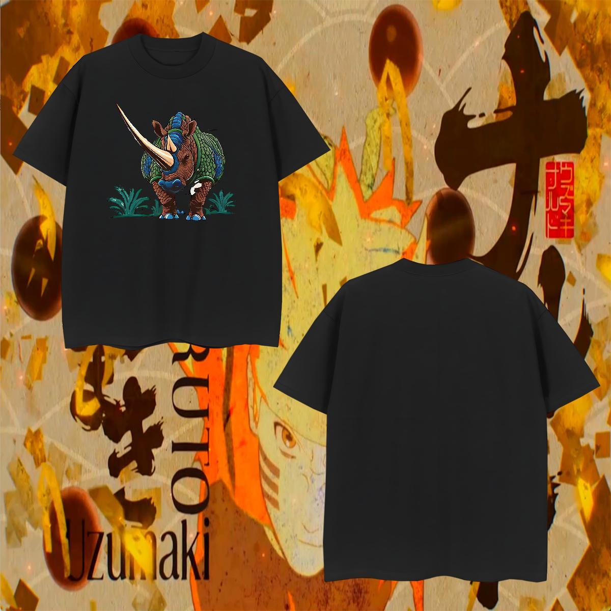 Designer Mens Tshirts 230g 100% Cotton rhinoceros T Shirts Men Hip Hop Breathable Crew Neck Custom Print Plus Size Fashion Casual Tee Shirt