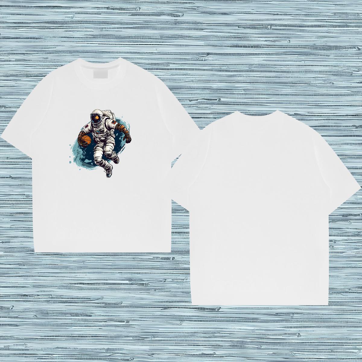 Man T Shirts 230g Cotton universe Street Casual Breathable Custom Print Plus Size Men Tees Designer Fashion Brand Tees Shirts