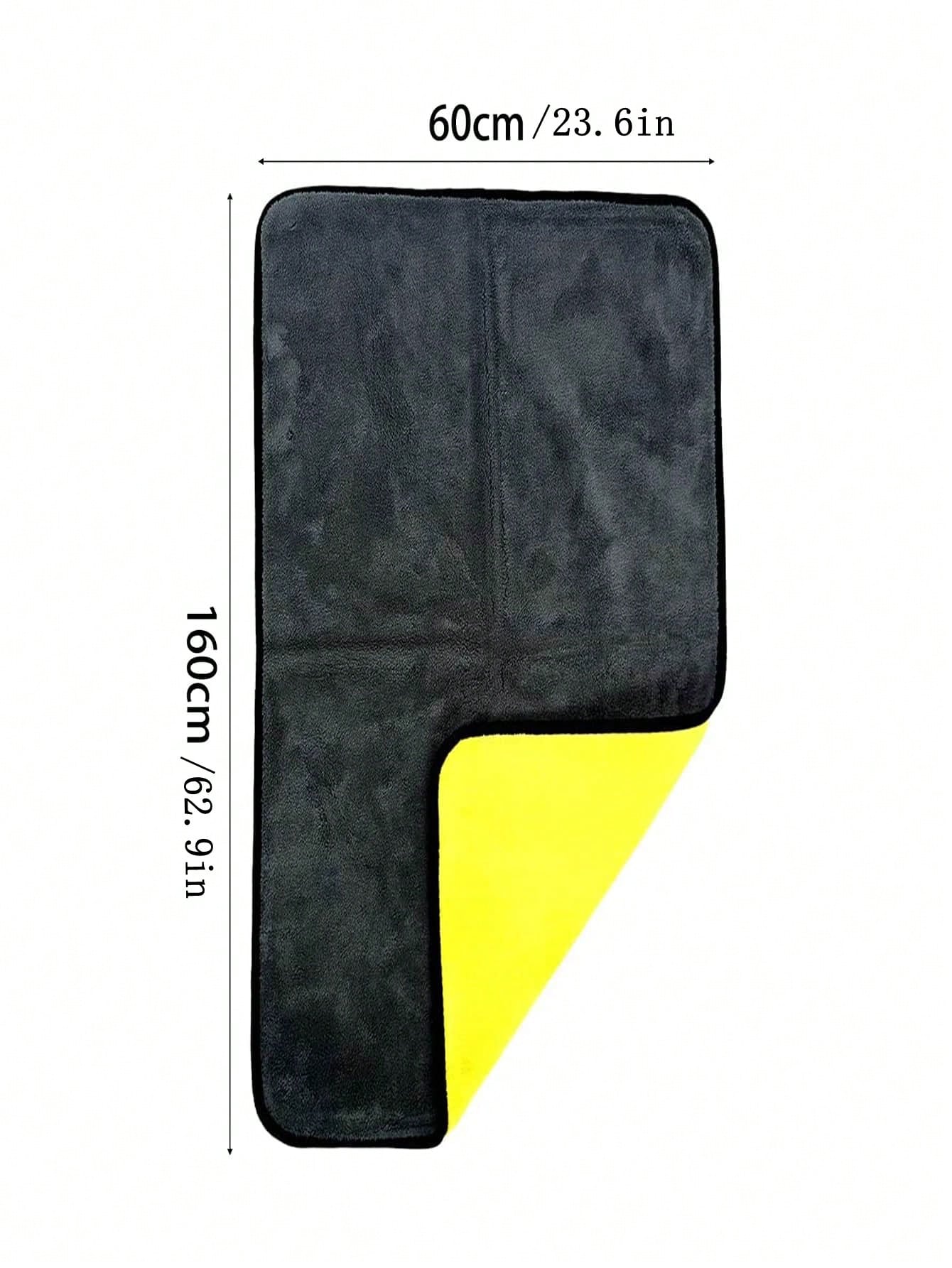1pc 60*160 Car Washing Towel Microfiber Towel Coral Fleece Car Cleaning Cloth