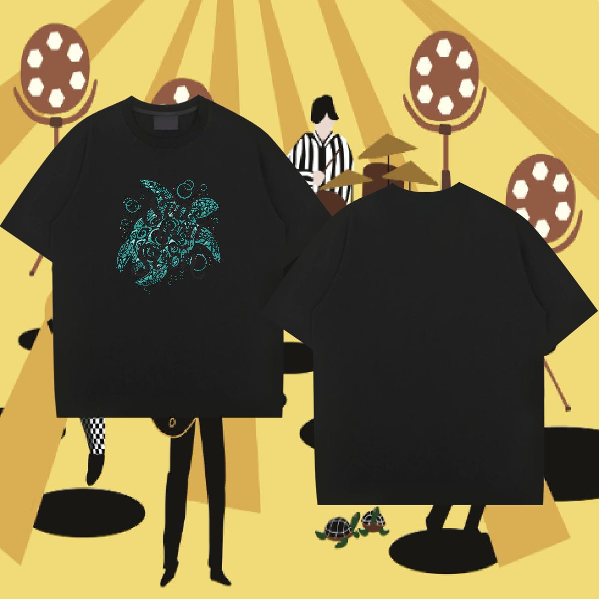 Casual New Mens T Shirts 230g Pure Cotton Daily Wear Tee Shirt O Neck Short Sleeves Wholesale Men Clothes T-Shirt Custom Print Oversized