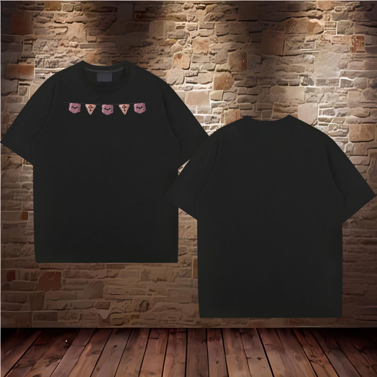 Brand T-Shirts for Men 230g Pure Cotton Bunting Casual Beach Tees Shirts Breathable Short Sleeve Free Shipping Men Tops Tees DIY Anime