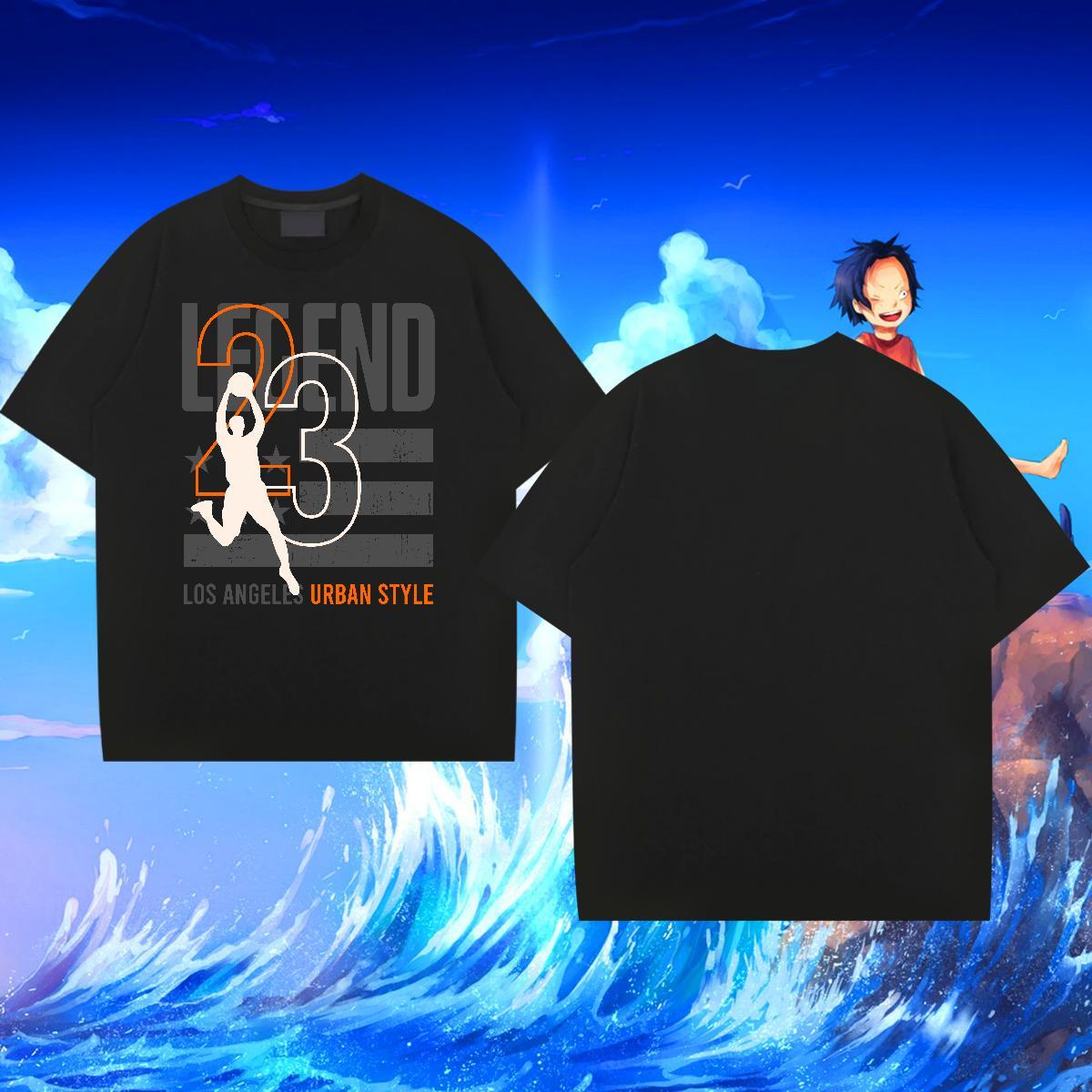 Brand Couples T Shirts 230g Cotton Daily Outfit basketball Graphic O Neck Short Sleeves Fashion Designer T-Shirts Tops Tees