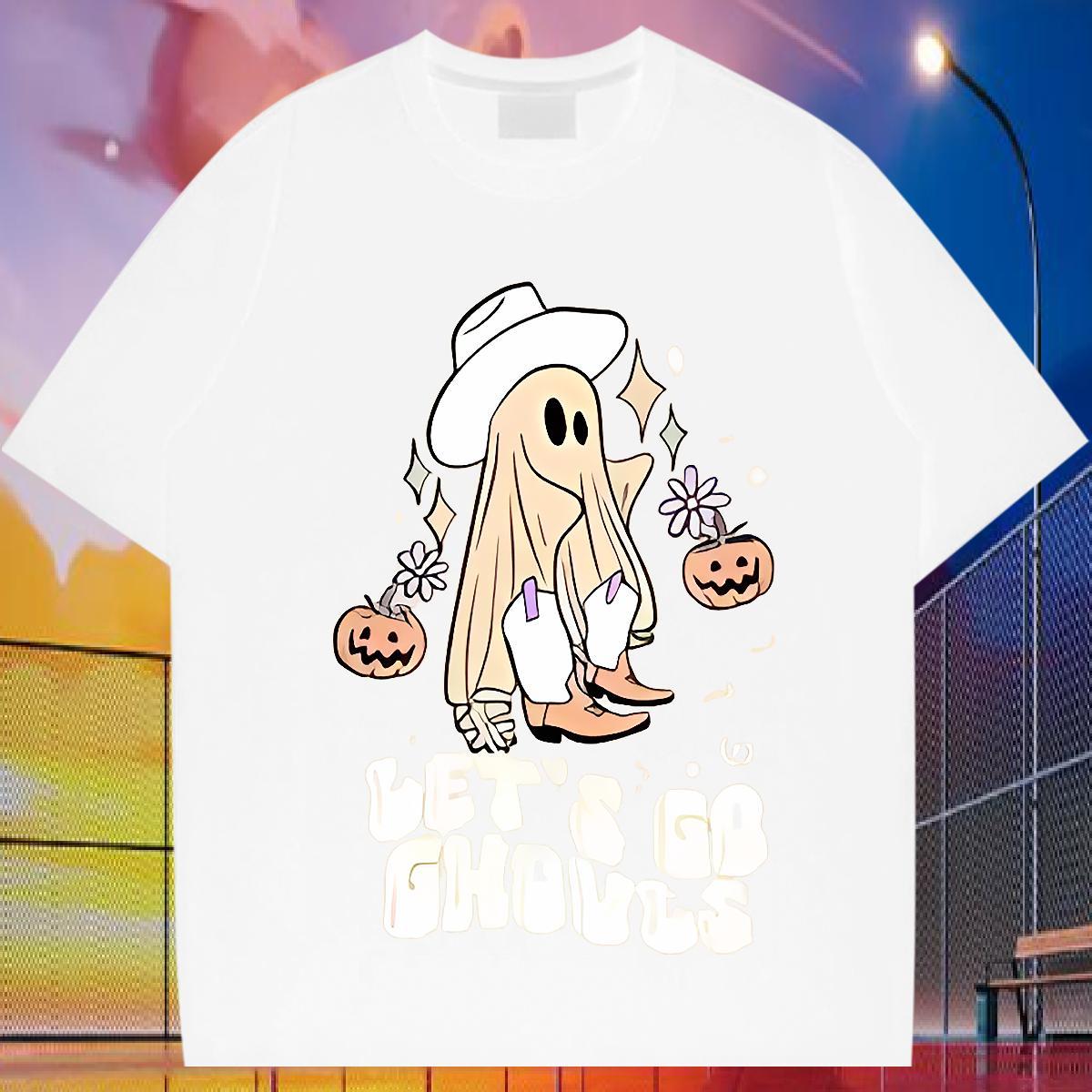 2024 Designer Mens T Shirts 230g 100% Cotton halloween Daily Wear Tees Short Sleeve O-Neck Brand Men Clothes T-Shirt Customized