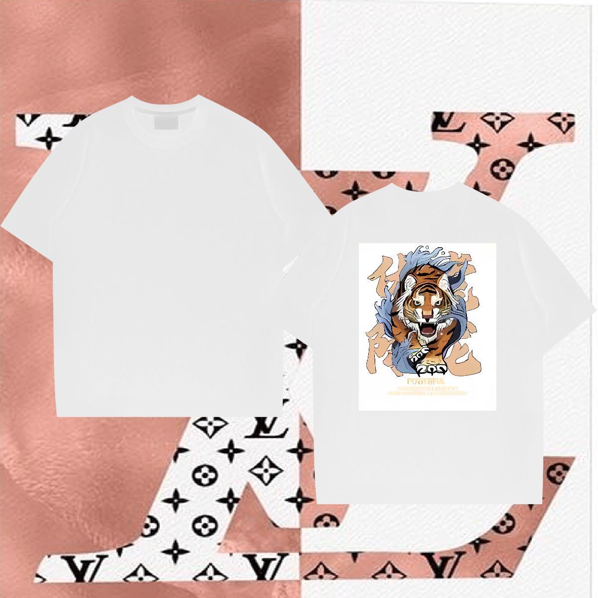 DIY Customized T shirt 100% Cotton 230g Street Top Tees Crew Neck Cool Design Tshirts DIY Printed