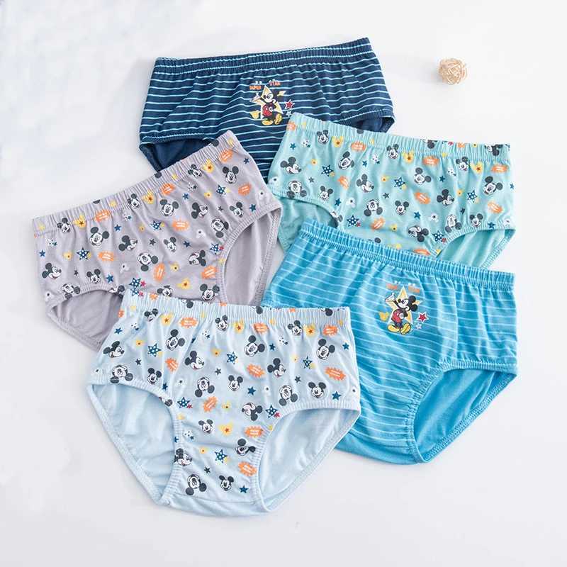 5 pieces/bag 3-14Y new boy triangle underwear cartoon childrens knight boy underwear childrens underwearW240715