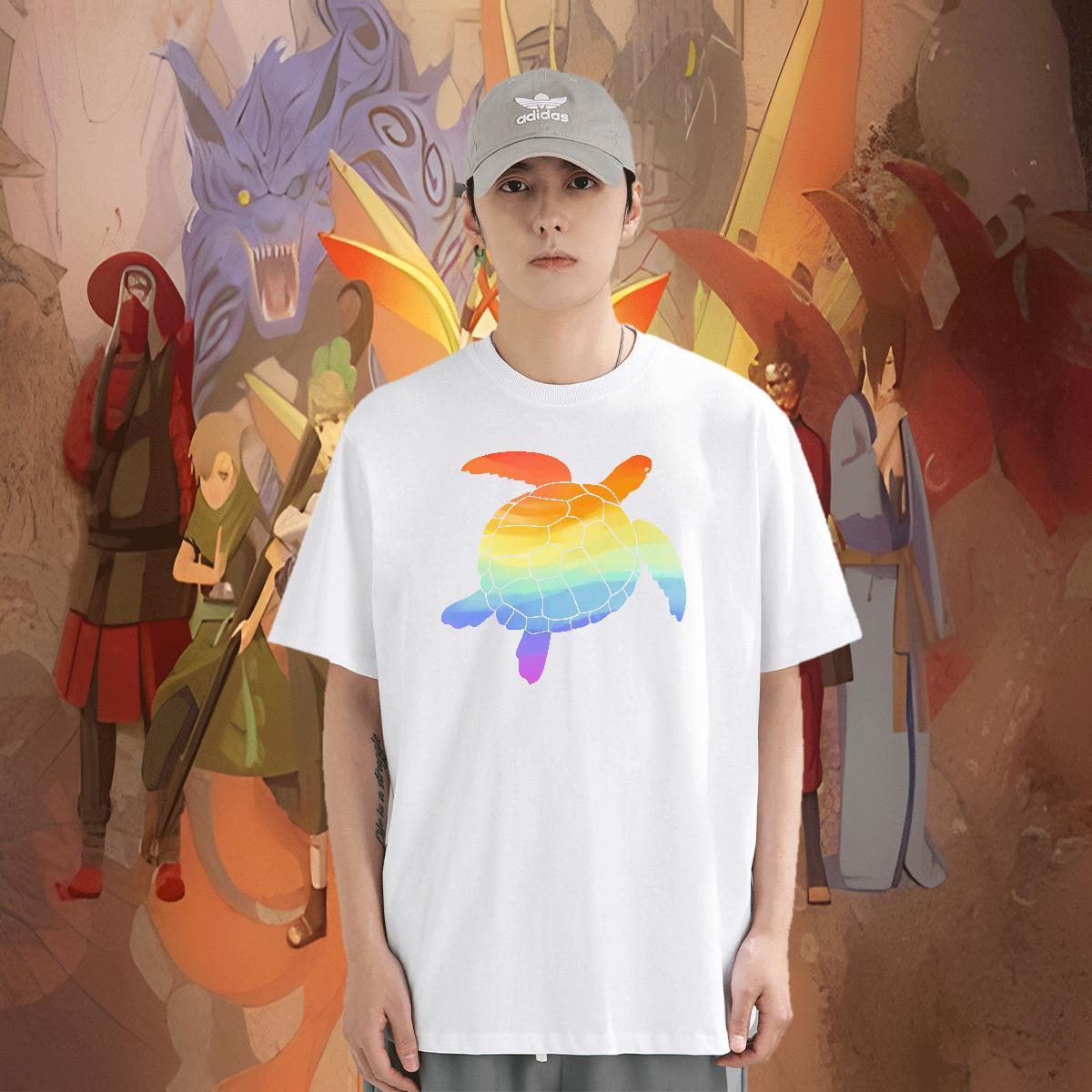 Designer Men Tees 230g 100% Cotton Casual Daily Wear tortoise Custom Print Plus Size Breathable Fashion New T-Shirts for Men Tops Tees