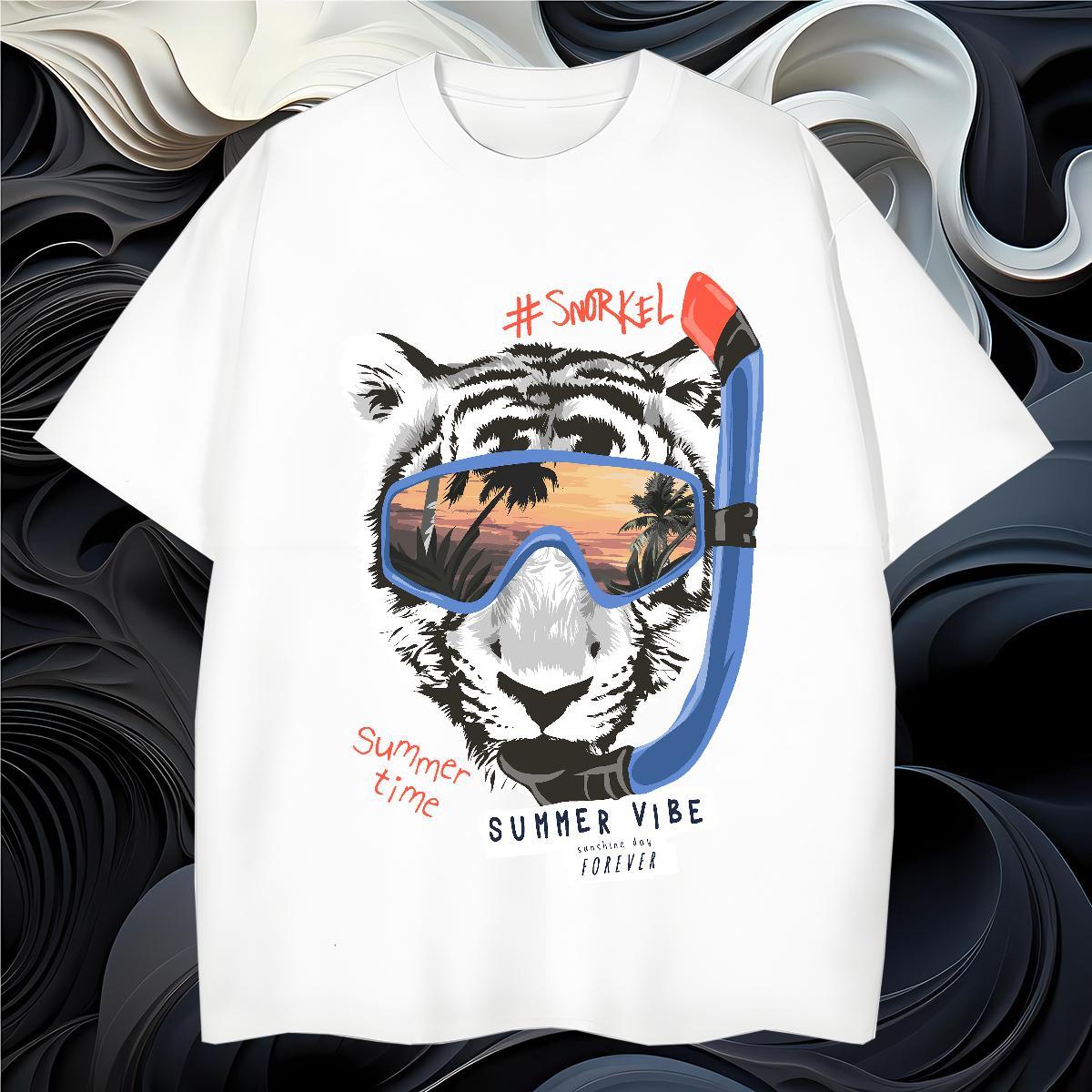 Mens T Shirts 230g 100% Cotton Hip Hop Street Short Sleeve Soft Anime Men Tees Fashion New Comfortable Tee Shirt