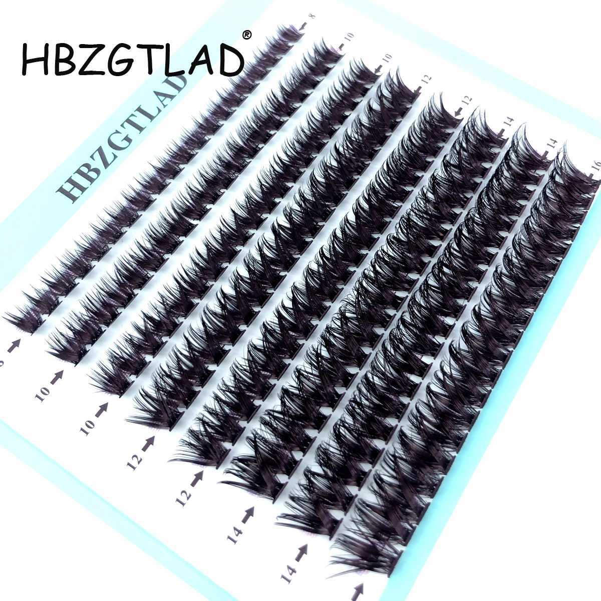 160 bundles of 50D/60D/80D black natural eyelash extensions artificial mink eyelashes personal cluster eyelash makeup Cilia SILK W240803