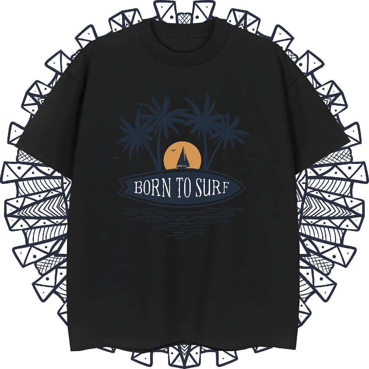 TOP Quality Mens Tshirts 230g 100% Cotton Street wear Hip Hop sea Custom Printed Breathable Crew Neck Fashion New T-Shirts Tees