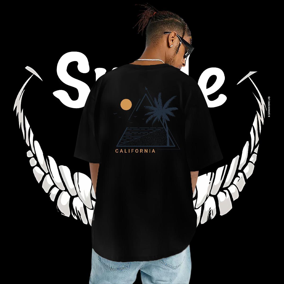 New Designer Man T Shirts 230g Cotton sun Street Wear Tee Shirt Round Neck Short Sleeve Classic Men Tshirts Custom Printing