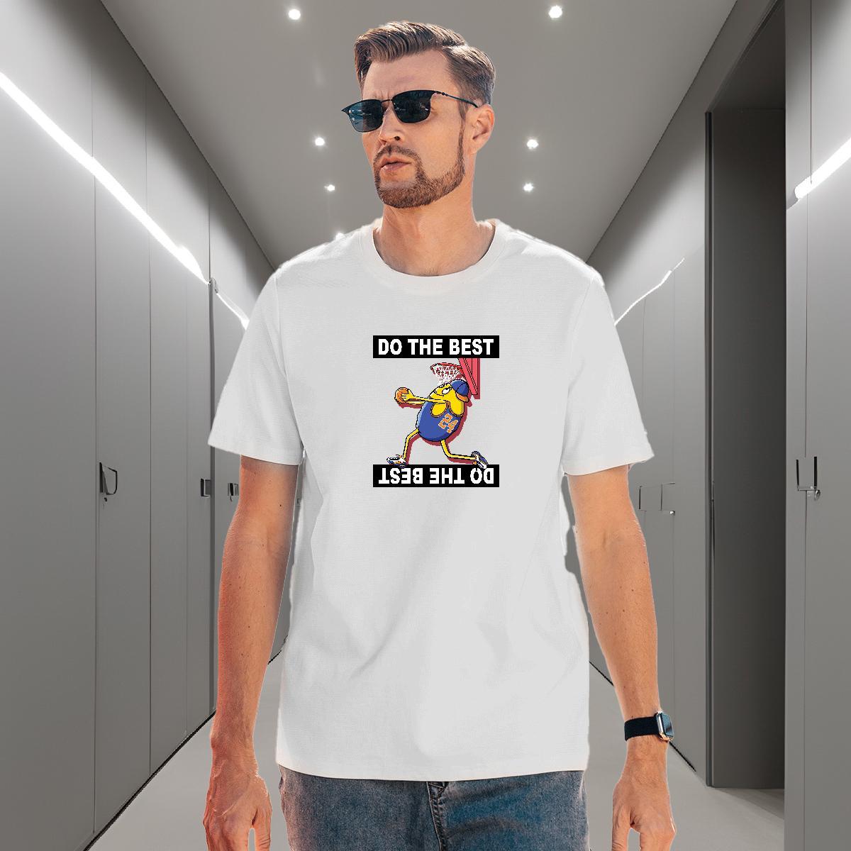 Men T Shirts 230g Pure Cotton USA Street Wear Breathable Soft Anime Men Tees 2024 New Popular Tee Shirt