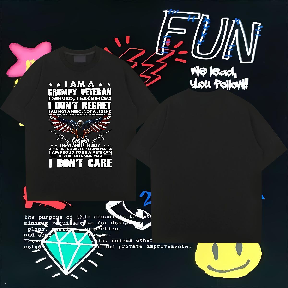 Fashion Designer T-Shirts 230g Cotton cool Home Outdoor Tops Tees Breathable Crew Neck Brand Men Clothes T-Shirt Customized