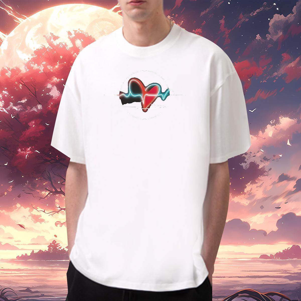 T Shirts Men 230g Cotton Painting Street wear Hip Hop Breathable Soft Custom Anime Tshirts New Arrival Wholesale Clothes