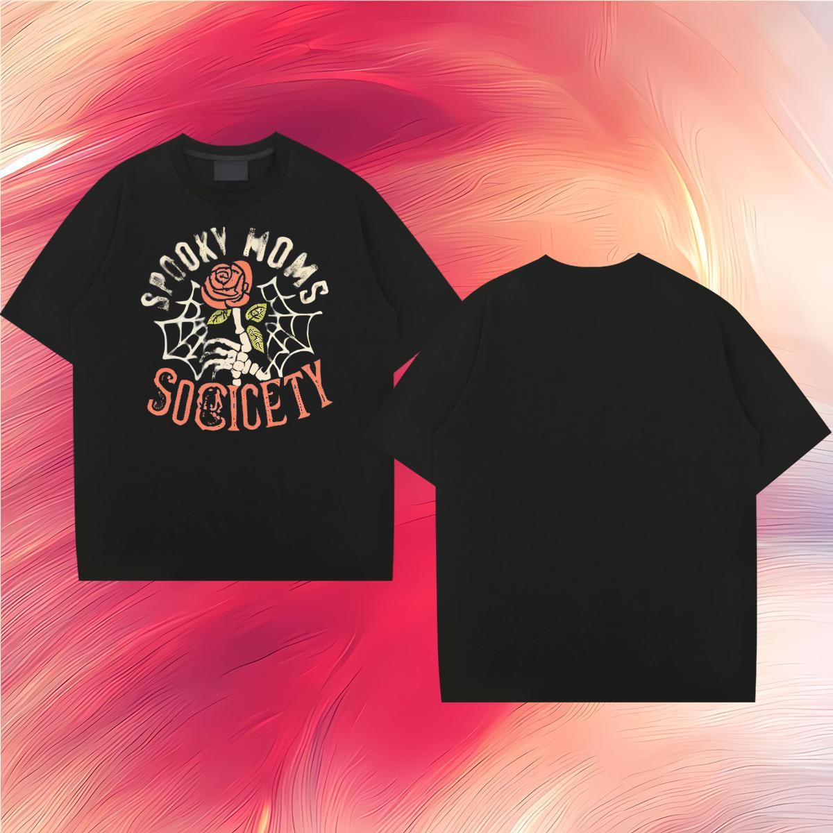 Fashion Design Man T Shirts 230g Cotton flower Street Casual Tops Short Sleeve O-Neck TOP Quality Tshirt for Man Woman Customized