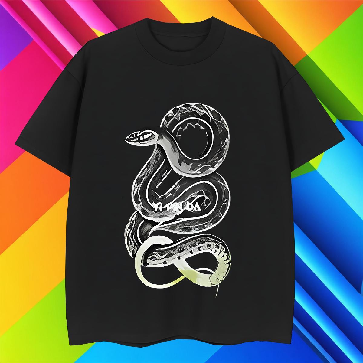 Wholesale Tshirt for Man Woman 230g 100% Cotton snake Mens T Shirts Casual Crew Neck Custom Printed Stylist Tshirts