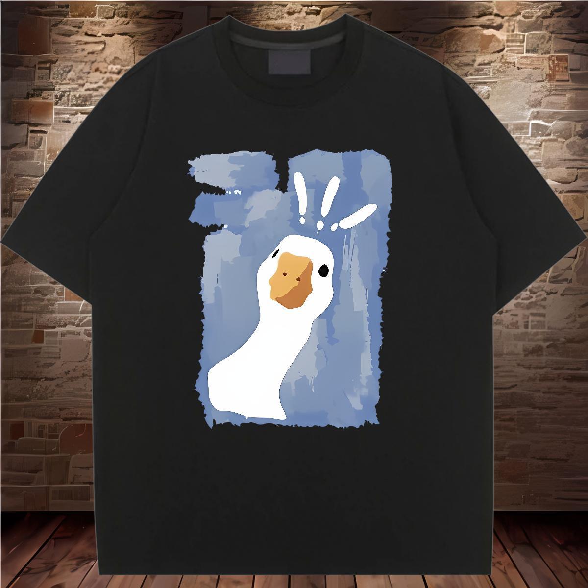 Designer Nice T-Shirts Crew Neck Breathable Woman Tshirt Graphic duck Casual 230g 100% Cotton TOP Quality Tops Shirt