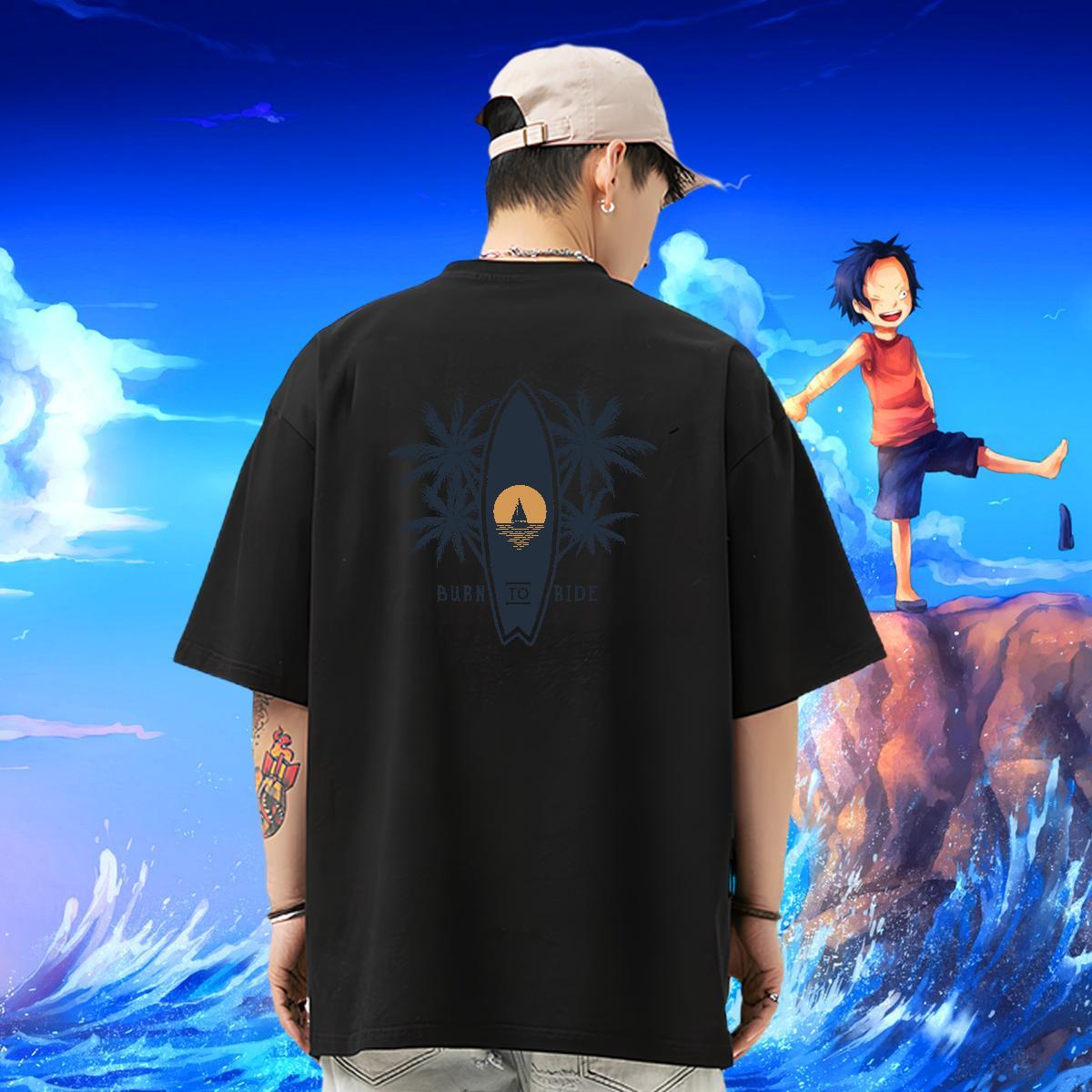 Stylist T-Shirts 100% Cotton 230g sea Outdoor Clothes Pure Cotton TOP Quality Mens Tshirts Oversized 4XL