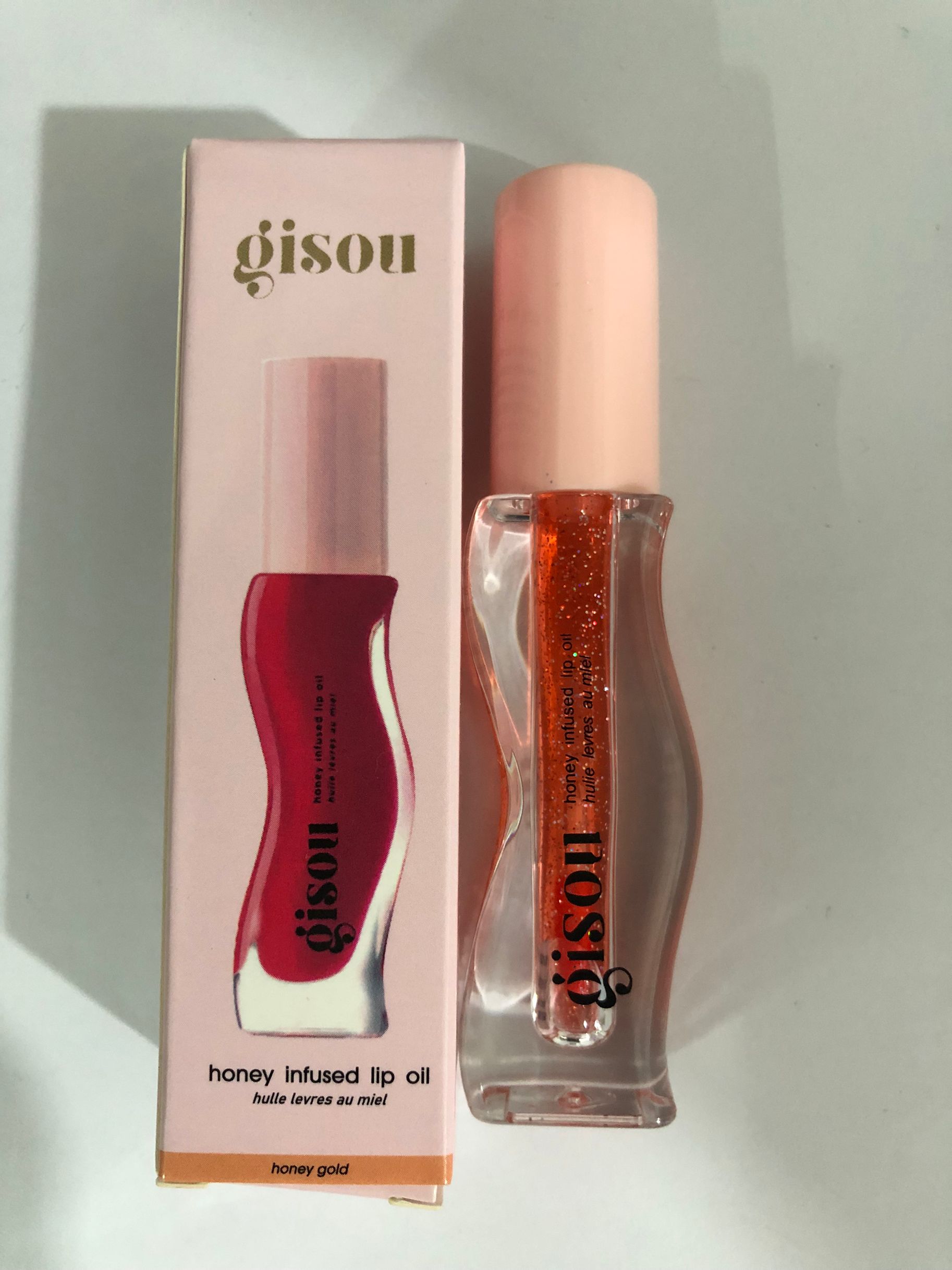 Gisou Makeup Lip Oil Moisturizing Lipgloss Coconut Frost Gold Mango Passion Punch Strawberry Sorbet Watermelon Sugar 9ml plumping Honey Infused lip gl