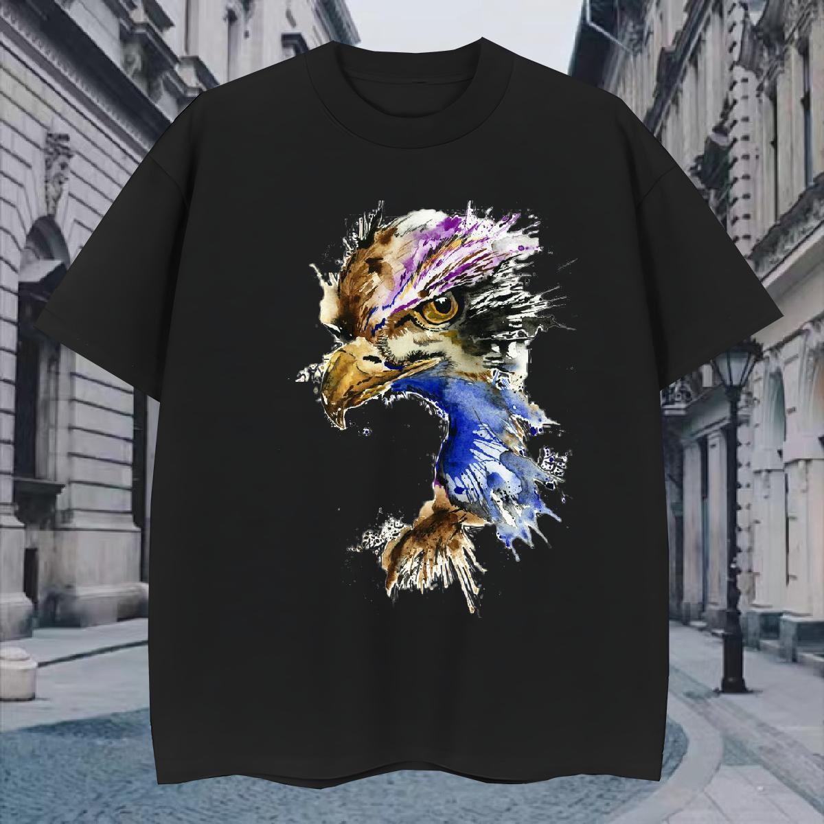 T-Shirts 230g 100% Cotton cool Summer Casual Short Sleeve O-Neck DIY Printed Men Clothes T-Shirt 2024 New Loose Fit Clothings