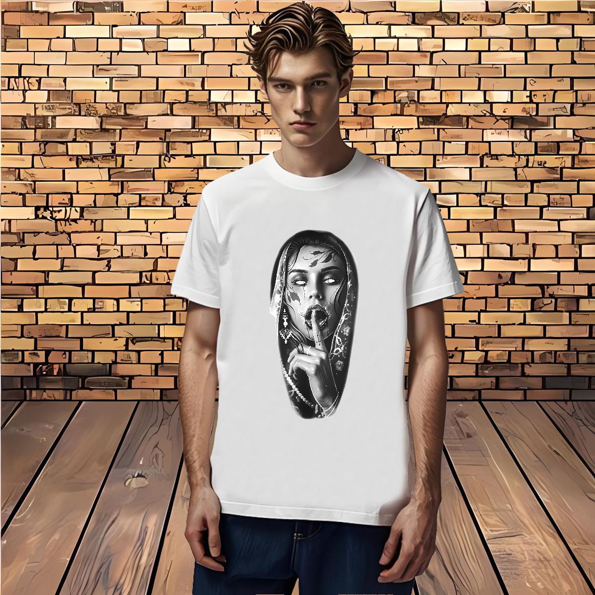 T Shirts Men 230g Cotton nun Hip Hop Breathable Soft Plus Size Cartoon Men Tshirts Fashion New Comfortable Tops Tees