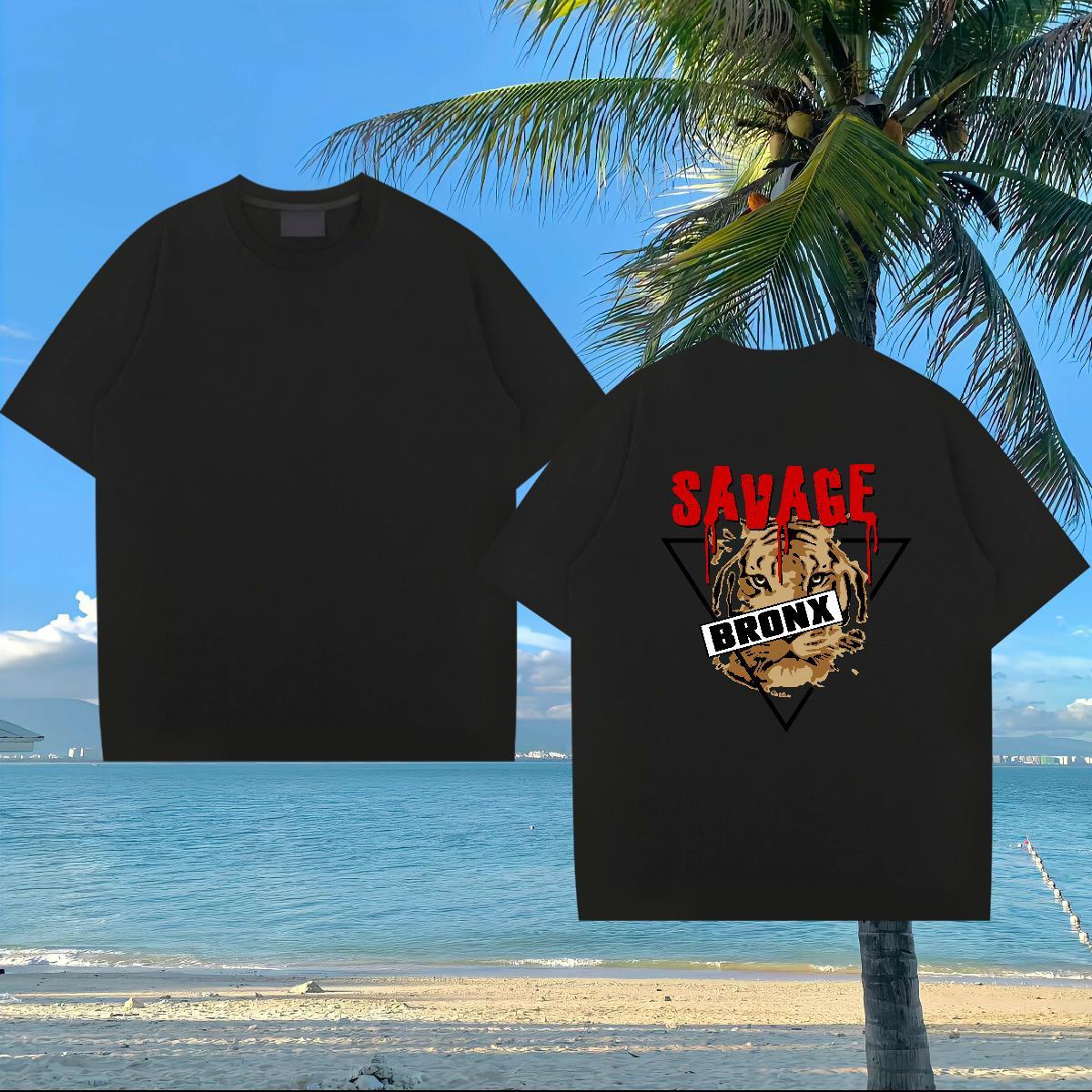 New Designer T shirt 230g 100% Cotton Sport Tshirts Breathable Crew Neck Free Shipping Men Clothes T-Shirt Custom Printing