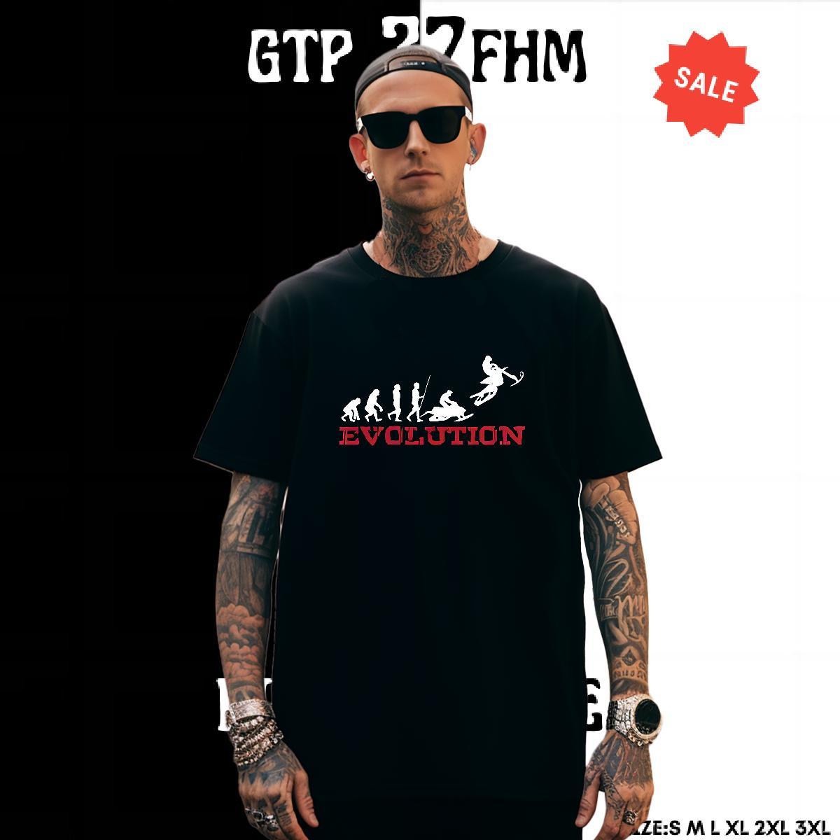 Wholesale Men Tshirts 230g 100% Cotton Hip Hop letter Anime Crew Neck Breathable Customized T Shirts Men Clothes