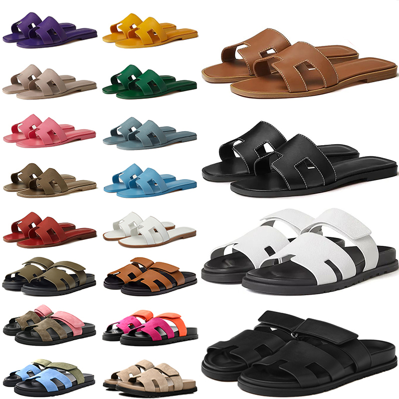 Chyre sandal designer sandals flat slides slippers women sliders slipper claquette luxury black white khaki patent womens ladies shoes outdoors summer sneakers