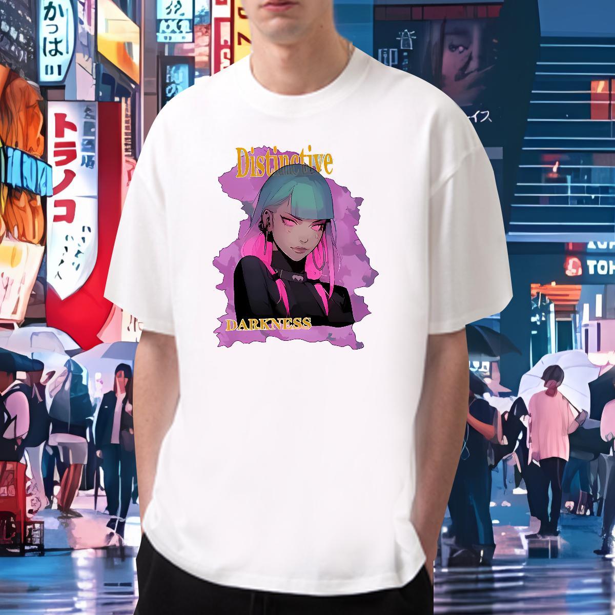 Man T Shirts 230g Cotton game Outdoor Crew Neck Black Oversized Men Tshirts 2024 Designer Brand Clothings