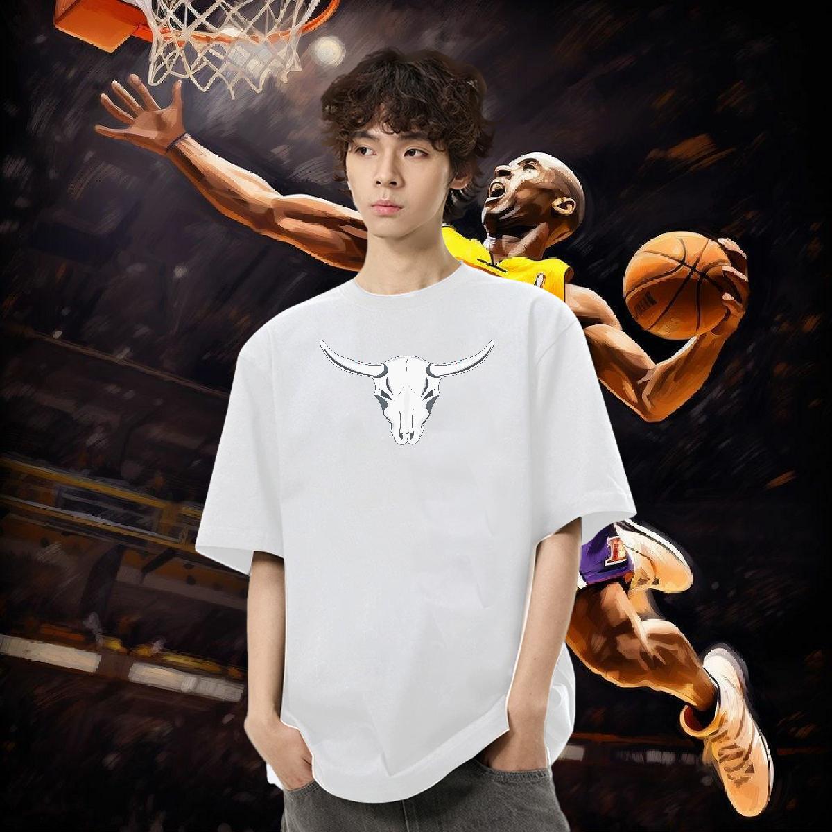 Fashion Designer T-Shirts 230g Pure Cotton cow Summer Casual Tops Tees Breathable Crew Neck High Quality Tshirts Customized
