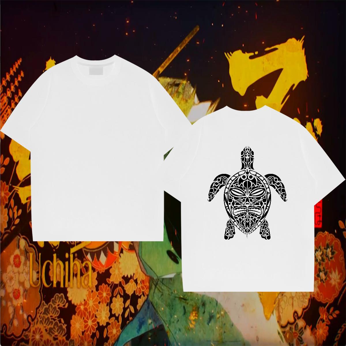 2024 Designer T Shirt For Man 230g 100% Cotton tortoise Sports Casual Top Tees O Neck Short Sleeves High Quality Men Tops Tees Customized Print