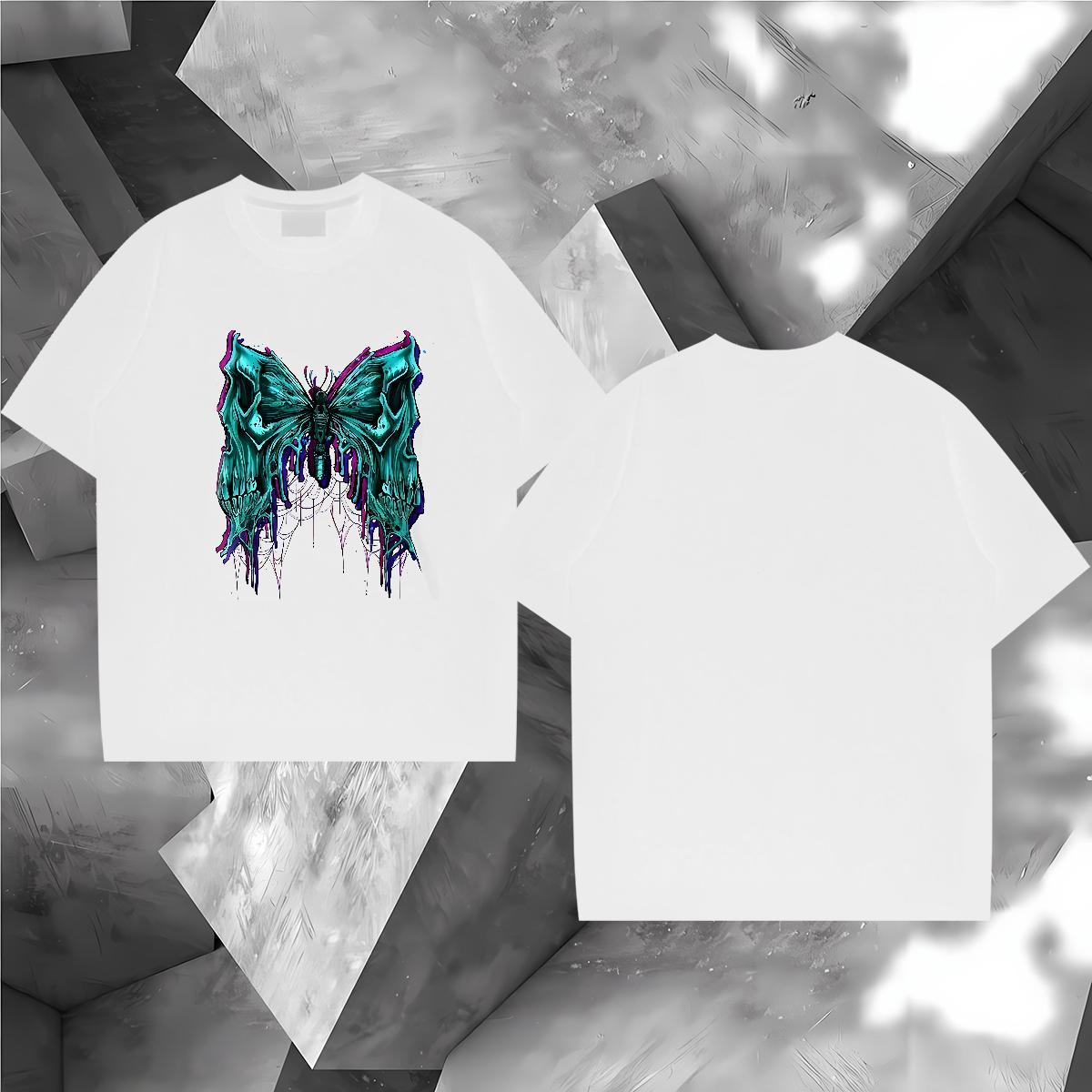 Brand Mens T Shirts 100% Cotton 230g halloween Daily Wear Polos Breathable Unisex Men Tees DIY Logo Oversized