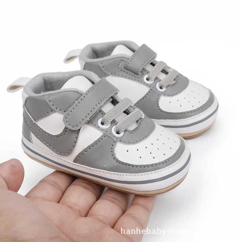 First Walkers Baby Shoes Classic Striped Toddler Sneakers Newborn Non-slip Rubber Sole Baby Boy Girl Shoes First Walker Crib Shoes H240805