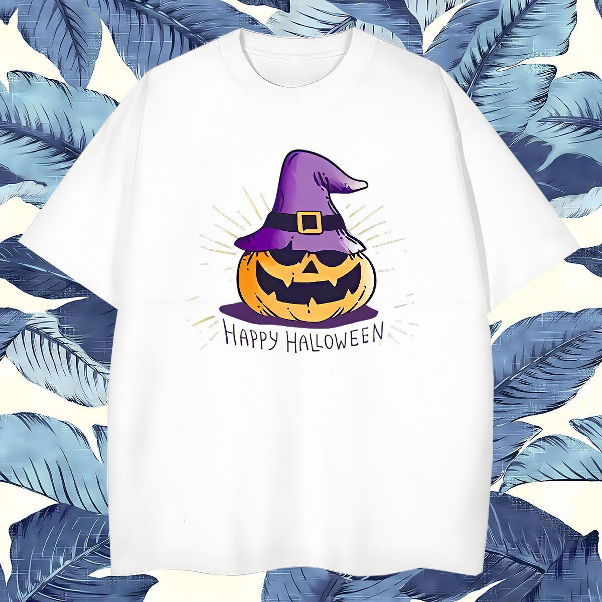 Comfortable Men Tees 230g Pure Cotton pumpkin T Shirt For Man High Street Hip Hop O-Neck Short Sleeve Customized Print Classic Clothings