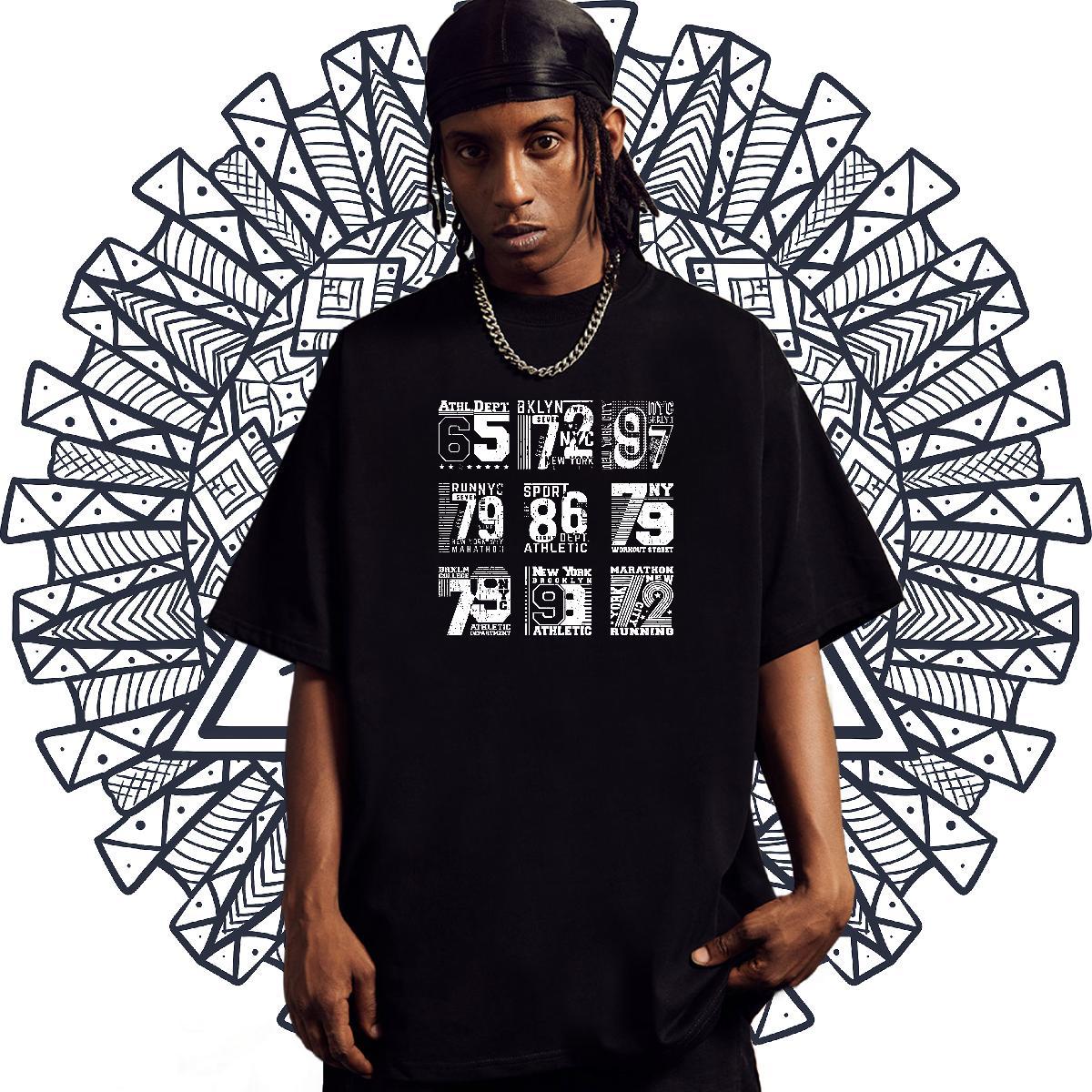 High Quality Tshirt for Man Woman 230g Cotton Daily Wear letter Black Oversized Breathable Crew Neck 2024 Designer Man T Shirts Tees Shirts