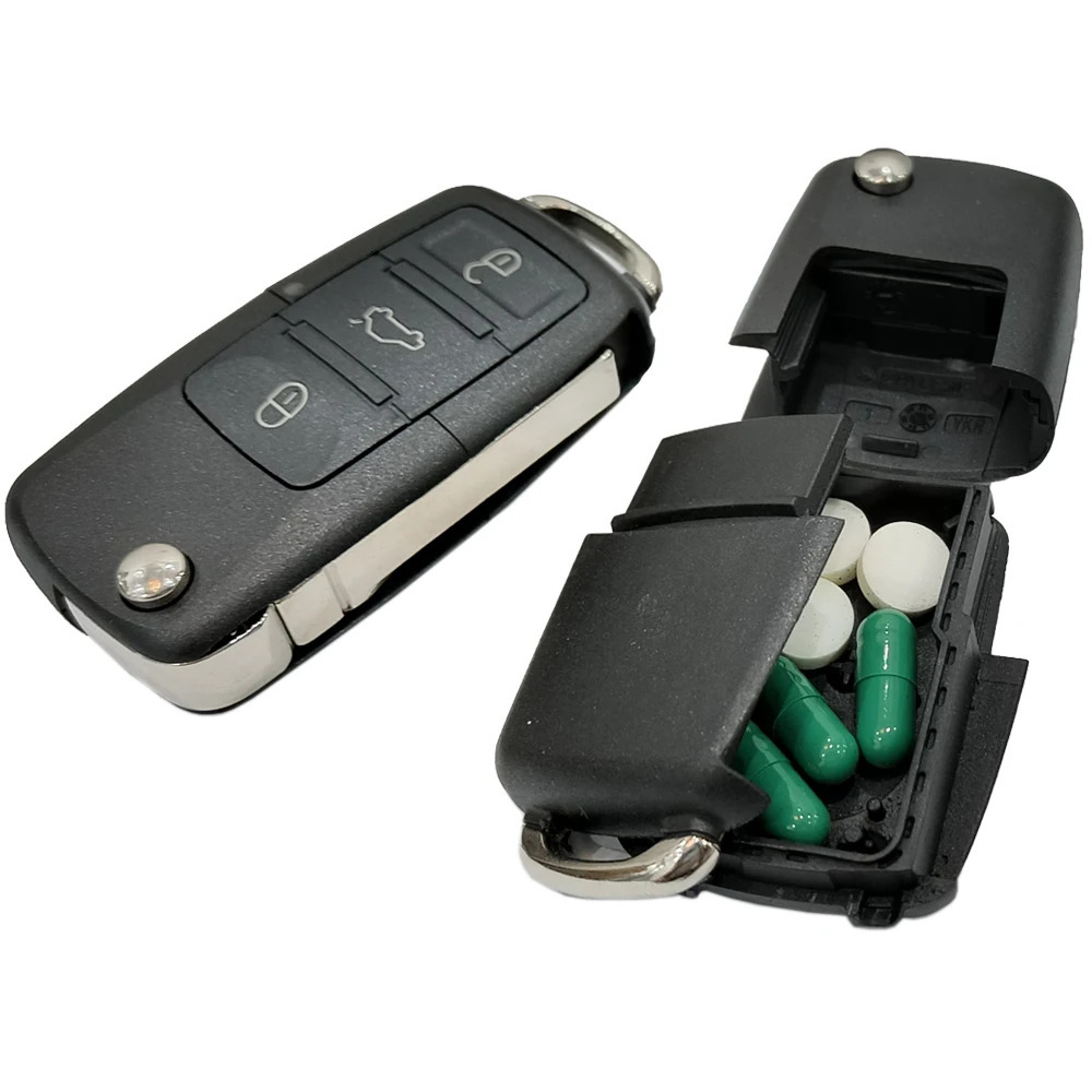 Key Diversion Safe Hidden Secret Compartment Stash Box Discreet Decoy Car Key Fob to Hide and Store Money 240806