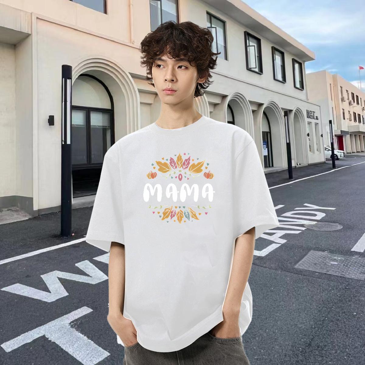 Designer Men Clothes T-Shirt 230g Cotton Anime Printing Street letter Cartoon Print Round Neck Short Sleeve Fashion Designer Mens T Shirts Tee Shirt