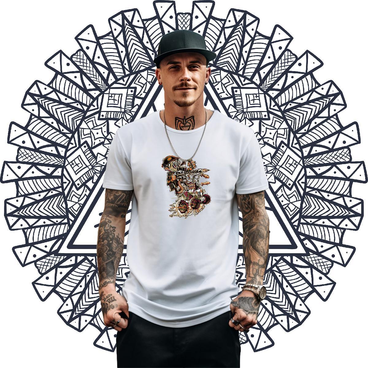 High Quality Men Tees 100% Cotton 230g Daily Outfit Motorcycle Custom Print Oversized O Neck Short Sleeves Casual New Men T Shirts Polos