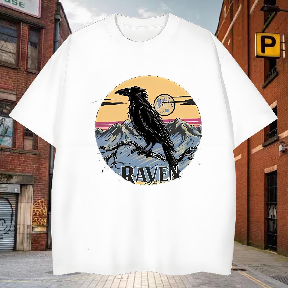 Cool Design Tshirts 100% Cotton 230g eagle T Shirt For Man Home Outdoor Breathable Soft Oversized 3XL 4XL Classic Casual Top Tees