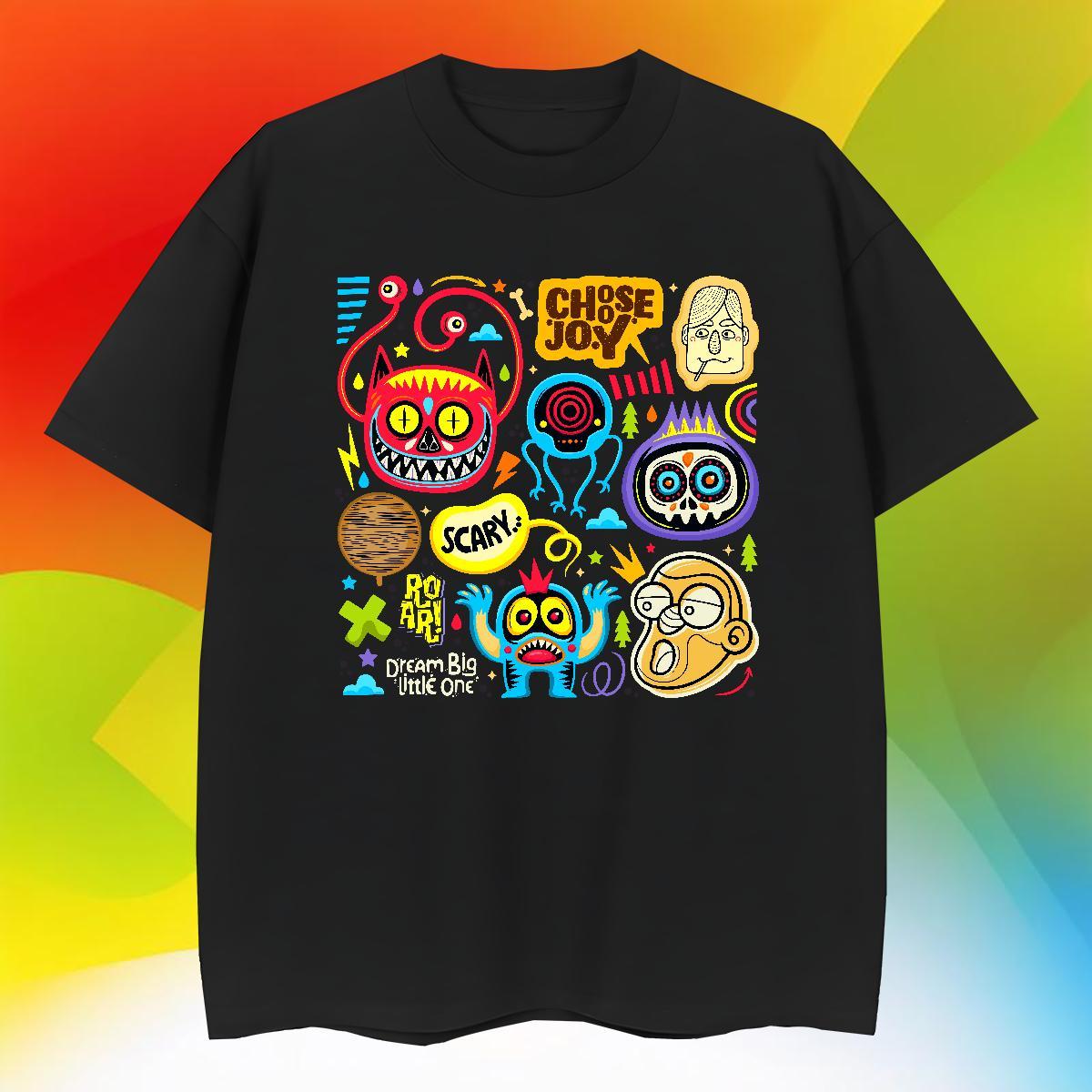 Soft Men Tops Tees 100% Cotton 230g Beach ET Floral Print Pure Cotton Stylist Mens T Shirts Top Tees