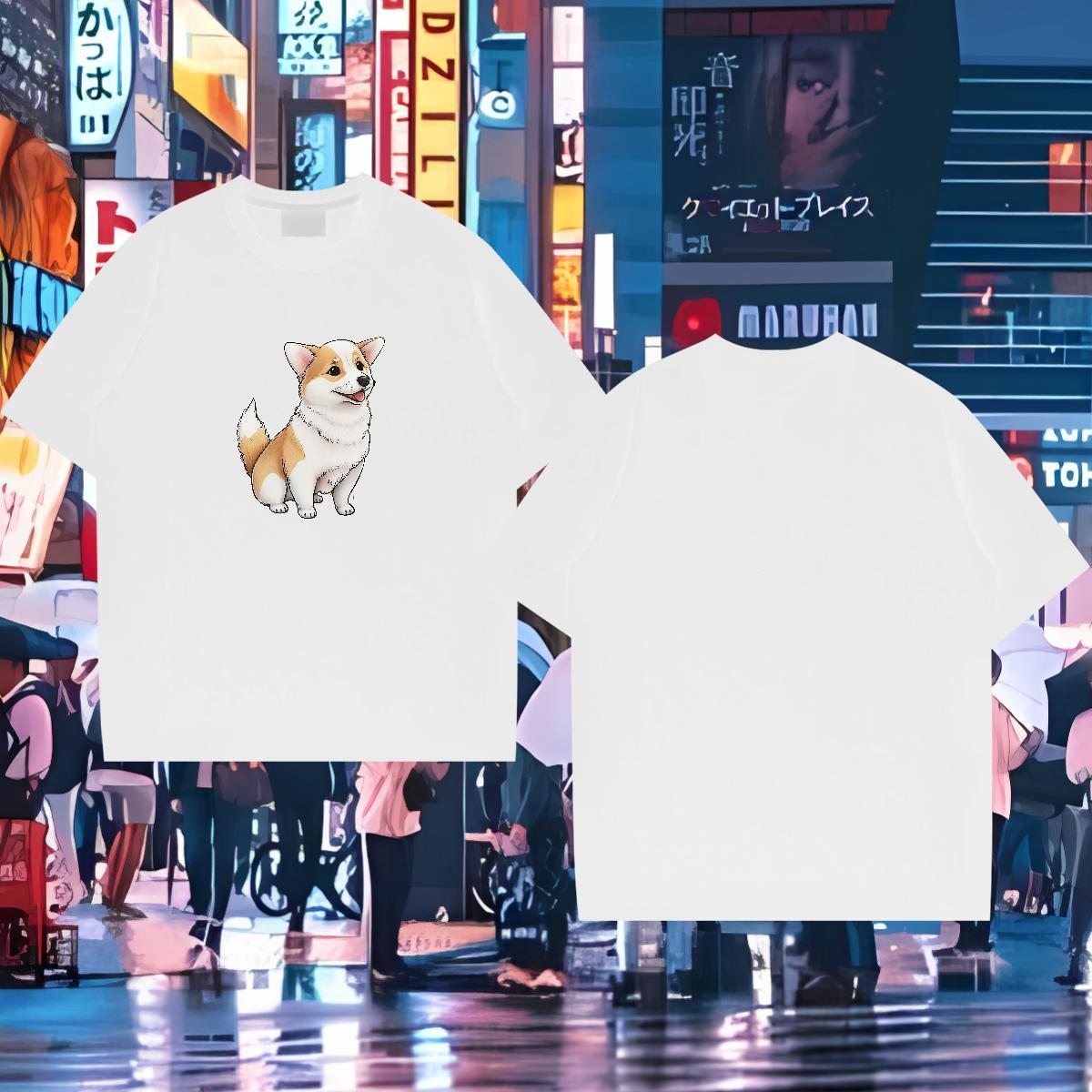 DIY T shirt 230g Pure Cotton High Street Hip Hop Tops Shirt Breathable Brand Men Clothes T-Shirt Oversized 3XL 4XL