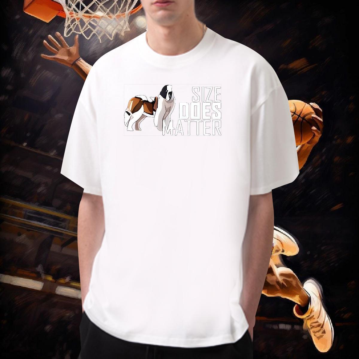 Fashion Designer Man T Shirts 230g Pure Cotton dog Daily Outfit Polos O Neck Short Sleeves TOP Quality Men Tshirts Custom Cartoon