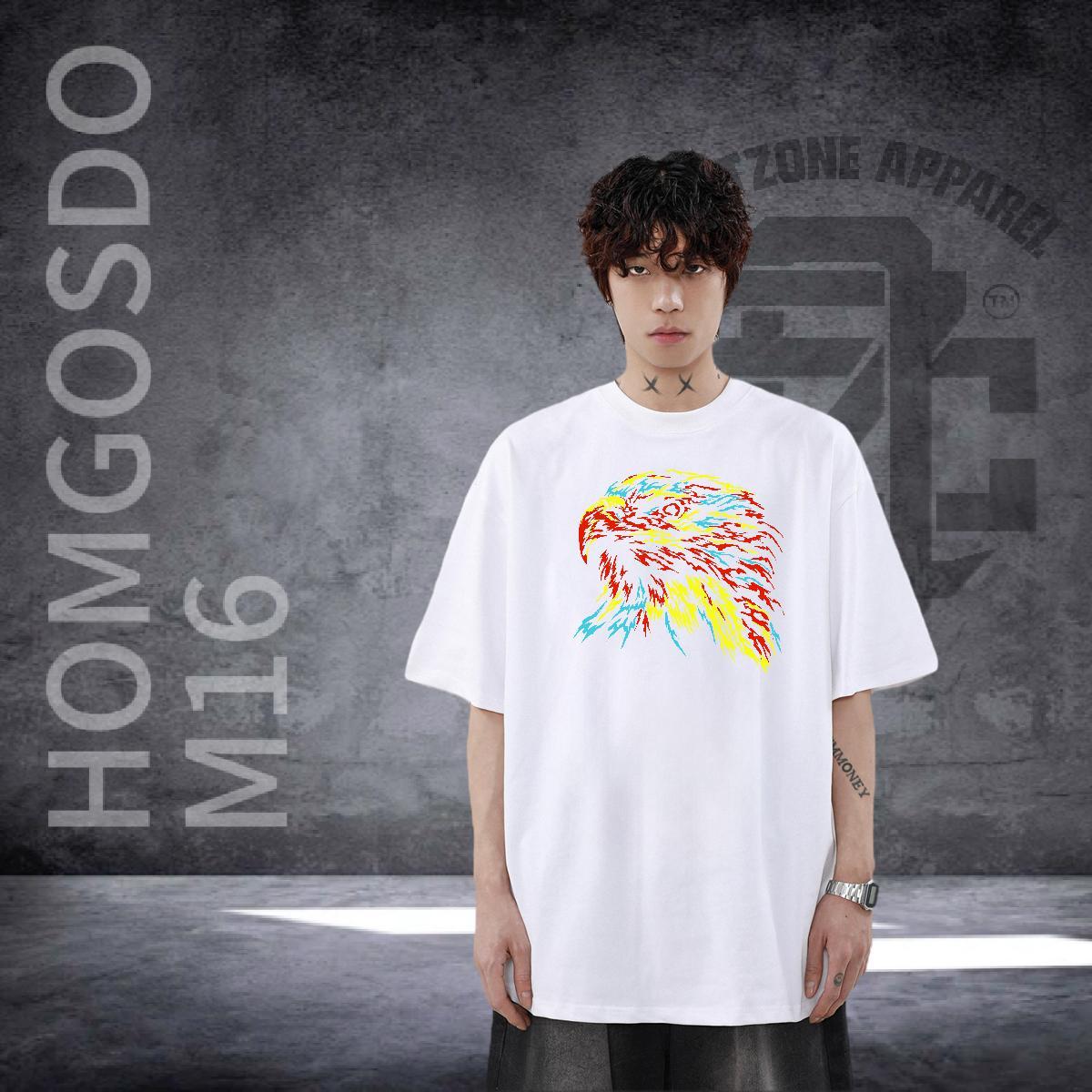Designer Mens T Shirts 230g 100% Cotton cool Beach Tshirts O Neck Short Sleeves Soft Men Clothes T-Shirt Skull