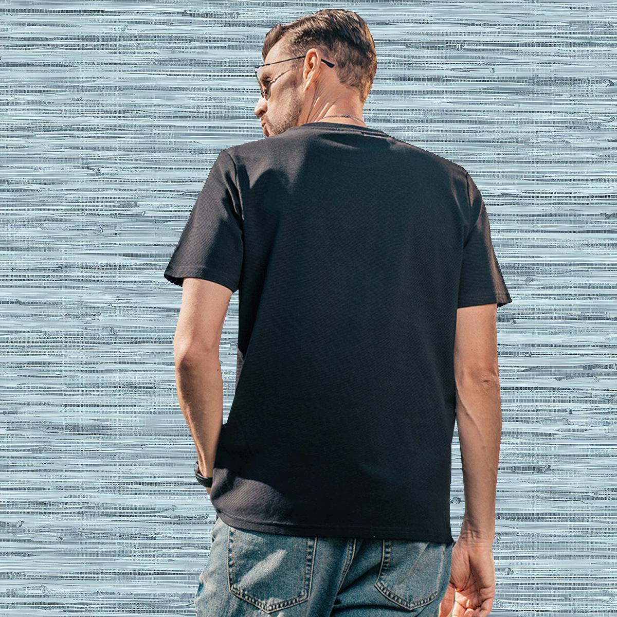 High Quality T-Shirts for Men wild cat O-Neck Short Sleeve Casual Daily Wear Anime 100% Cotton 230g Tshirt for Man Woman Casual New Clothes
